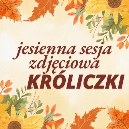 Króliczki - jesienna sesja zdjęciowa 