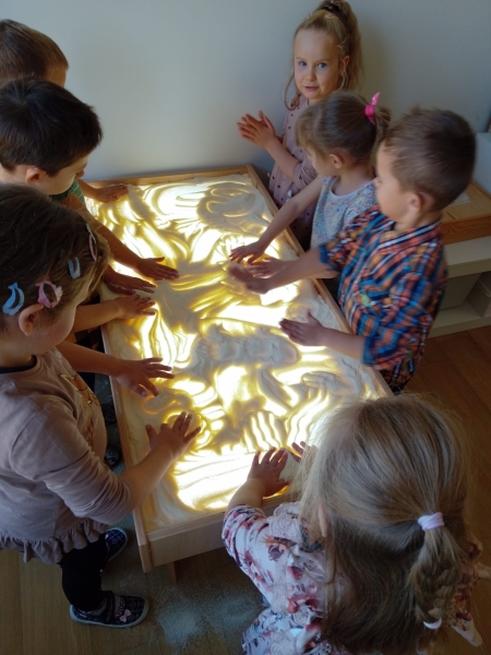 Zajęcia w ramach projektu ''Wyrównywanie szans edukacyjnych dzieci w wieku przedszkolnym na terenie Gminy Przechlewo''
