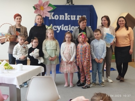 Puchatki - konkurs recytatorski „Co w trawie piszczy wiosną”