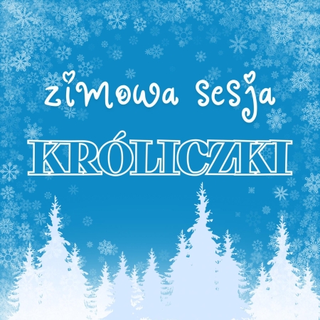 Króliczki - zimowa sesja zdjęciowa 